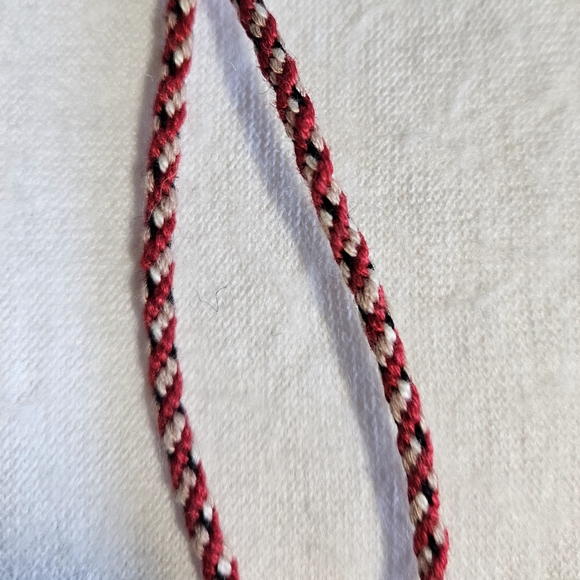 Enamel Zebra Pendant with Cord - Picture 5 of 6